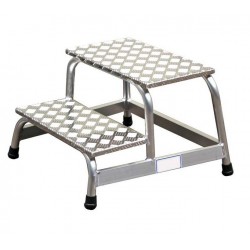 Non-magnetic aluminum steps for MRI rooms