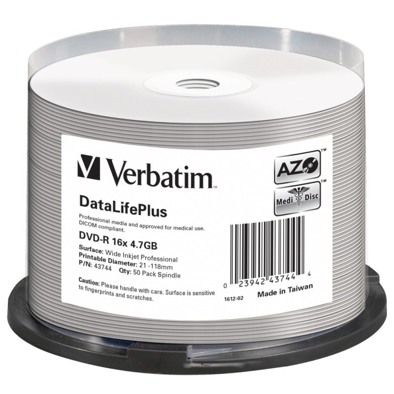 VERBATIM DVD-R 16x DataLifePlus