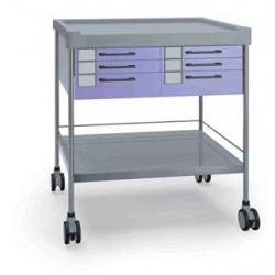 Double medical trolley - 900 x 630