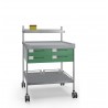 Double medical trolley - 900 x 630