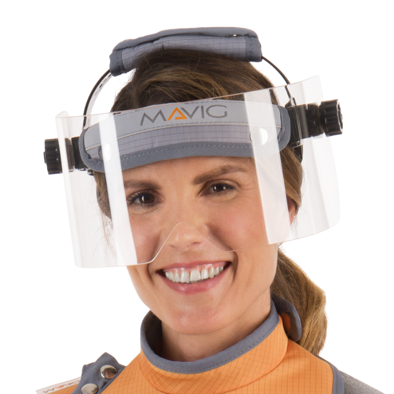 Half X-ray protective visor Mavig BRV501