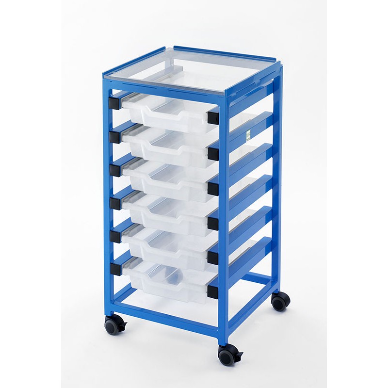 Non-magnetic Utility Trolley with 6 Drawers