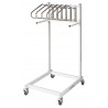 Mobile stand for radiation protection aprons