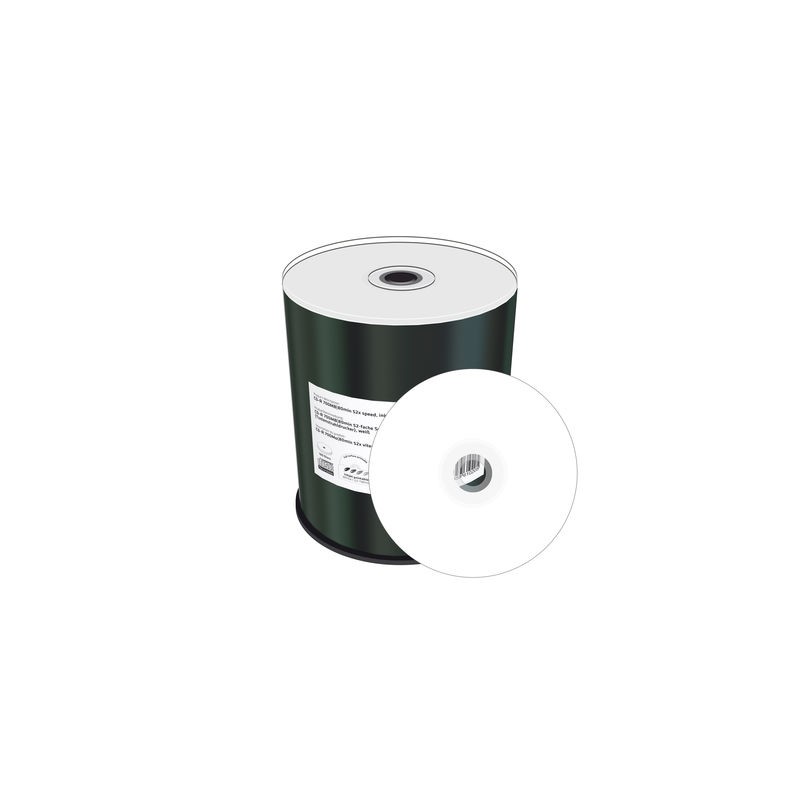 MEDIA RANGE 203 CD-R 52X INJKJET WHITE
