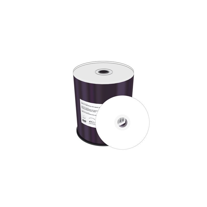 MEDIA RANGE 413 DVD-R  4.7 GB INKJET WHITE