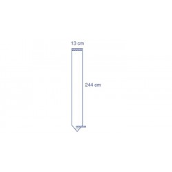 HOUSSE CAMERA PLIAGE TELESCOPIQUE EMBOUT PERFORE KRATON 18X244 CM