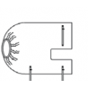STERILE C-ARM DRAPE FOR FLUOROSCAN