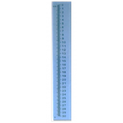 X-ray liniaal 1 Plexiglas