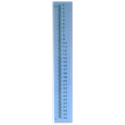 X-ray ruler 1 Plexiglass