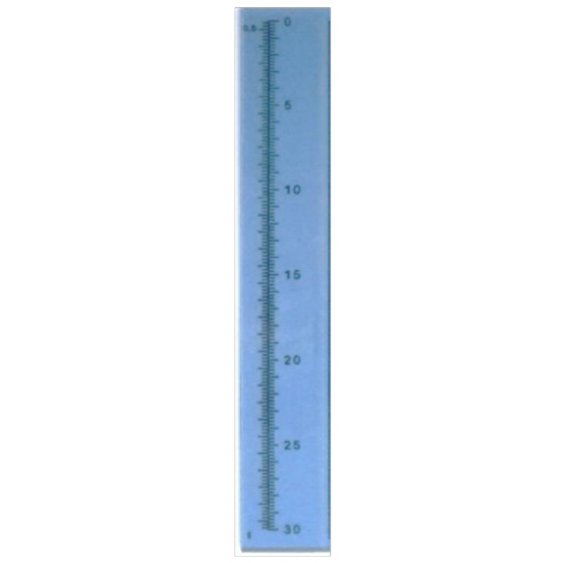 X-ray ruler 2 Plexiglass