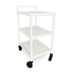 Non-magnetic trolley 3 shelves