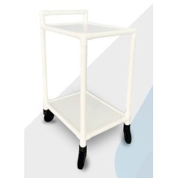 Non-magnetic trolley 2 shelves