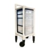 NON-MAGNETIC TROLLEY 2+2 DRAWERS