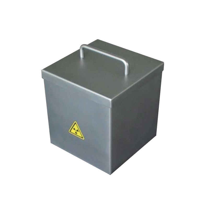 Conteneur à déchets en acier inoxydable blindé
