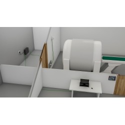 MRI surveillance camera set including monitor
