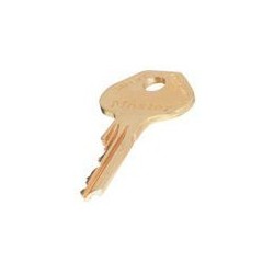 Locker with anti-magnetic key