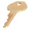 Locker with anti-magnetic key