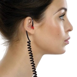 Pneumatische hoofdheadset...