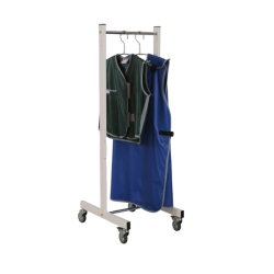 Mobile apron rail for lead aprons