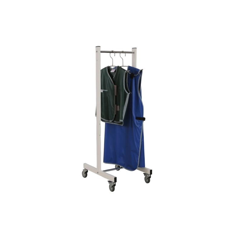 Mobile apron rail for lead aprons