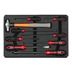 IRM AISI 304 roestvrijstalen gereedschapskoffer (35 items)