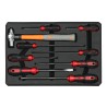 IRM AISI 304 roestvrijstalen gereedschapskoffer (35 items)