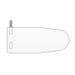 Steriele hoes voor microscoophandgreep 15 × 36 cm