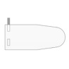 Sterile universal microscope handle cover 15 × 36 cm