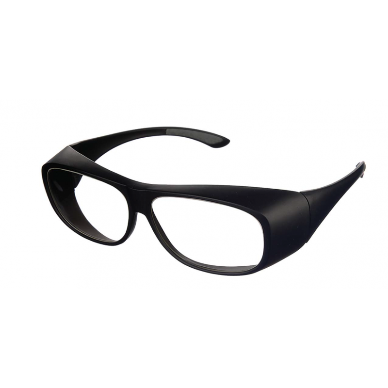 Lunettes au plomb, protection des yeux contre les rayons X, 75 mm, Pb,  style rétro classique, économiques (noir)