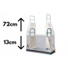 Height-adjustable electric step