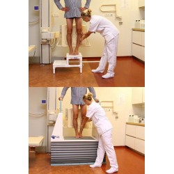 Height-adjustable electric step