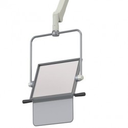 Overhead ceiling mounted shield 350