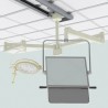 Overhead ceiling mounted shield 350