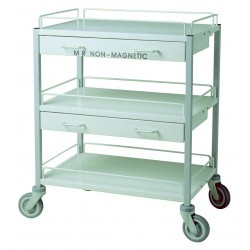 MRI-trolley met 2 laden en...