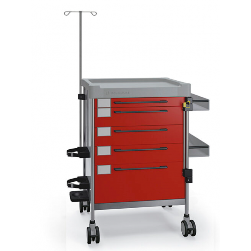 Non-magnetic emergency trolley