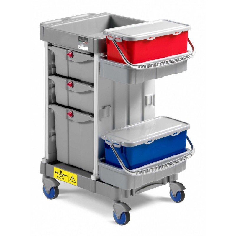 Cleaning trolley for MRI