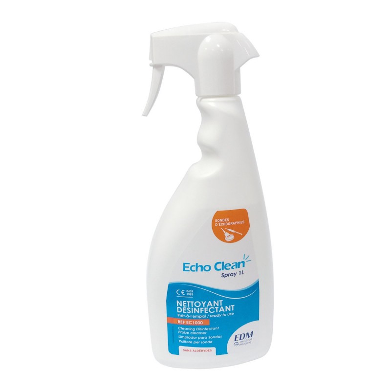 Echo Clean level 2 disinfectant spray for ultrasound probes