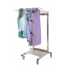 Mobile rack for 5 / 10 x-ray protection aprons